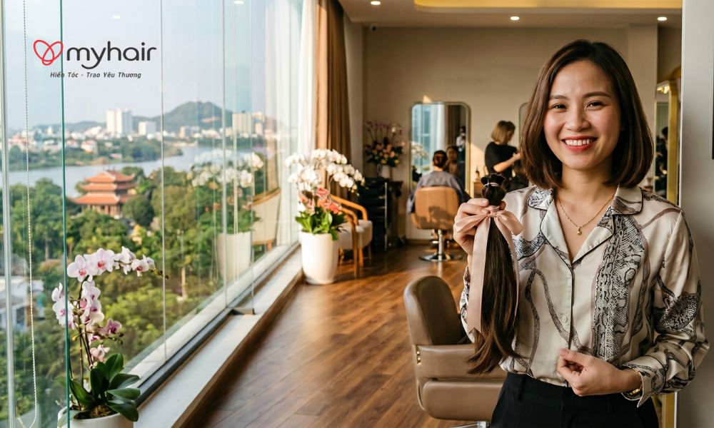 Mái tóc của tôi, niềm hy vọng cho người khác