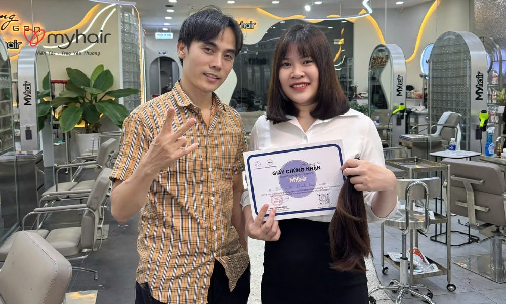 Hiến tóc ở Đồng Nai