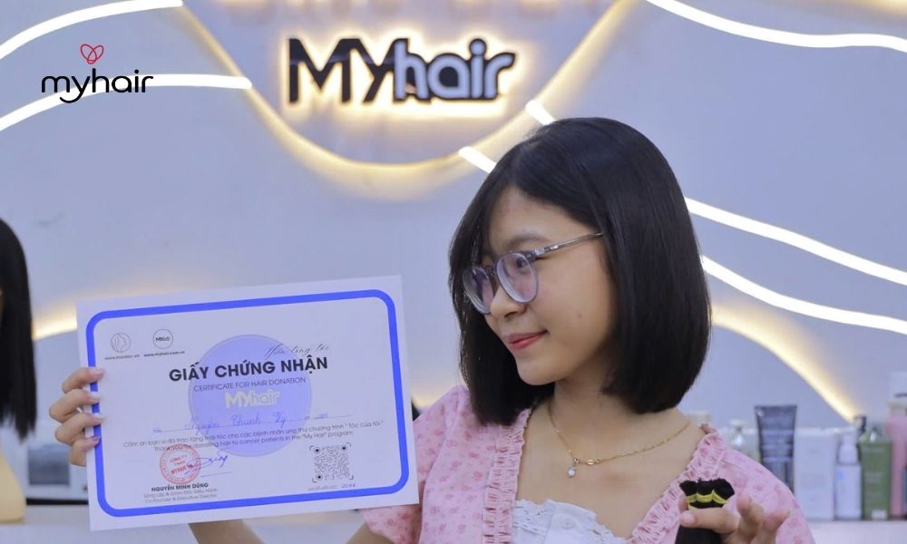 Niềm tin được thắp lại từ những sợi tóc đạt tiêu chuẩn tóc hiến tặng tại Bình Phước