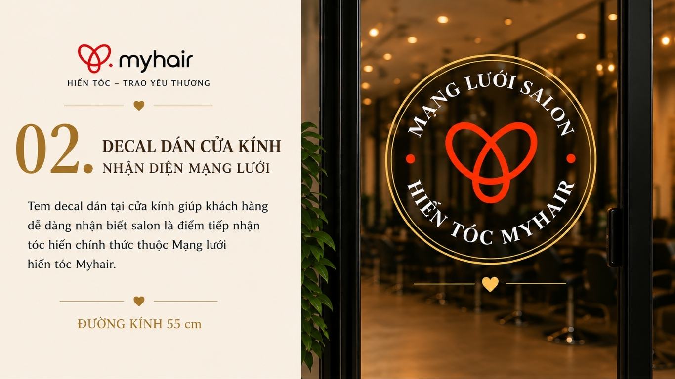 Decal dán cửa kính