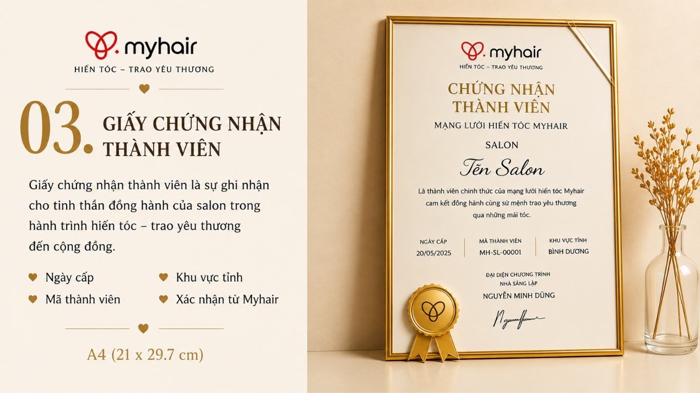 Giấy chứng nhận thành viên
