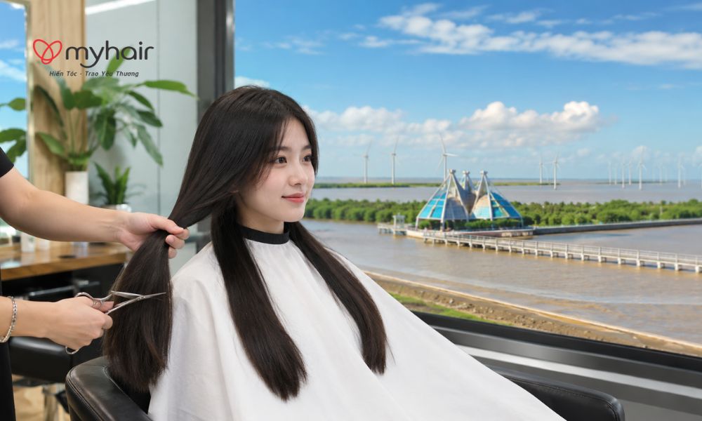 Hiến tóc ở Bạc Liêu