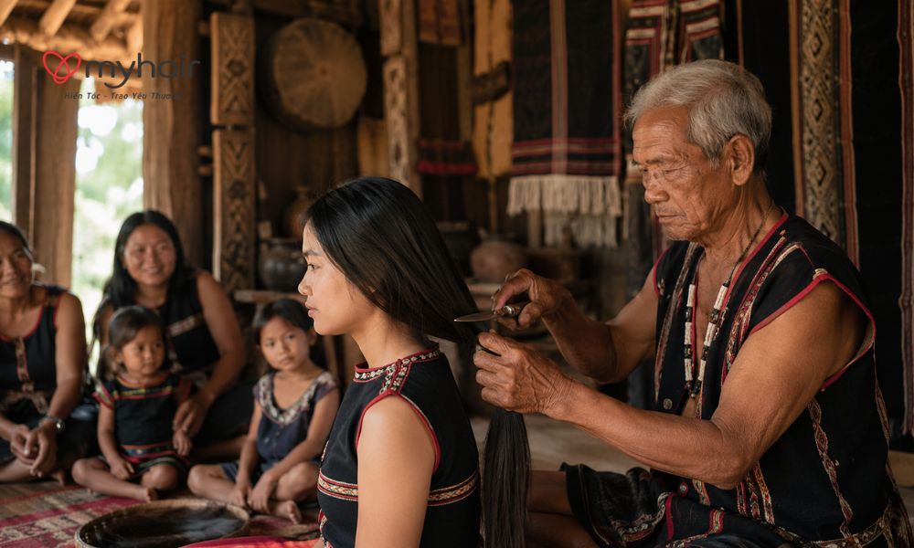 Hiến tóc ở Đắk Lắk