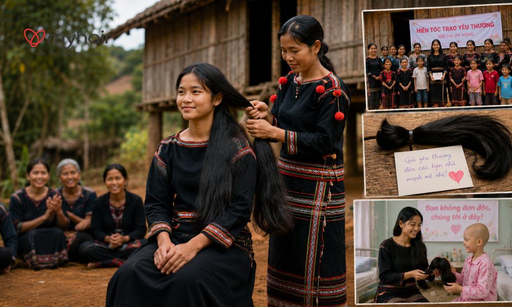 Một nghĩa cử đẹp trong hoạt động Hiến tóc ở Đắk Lắk