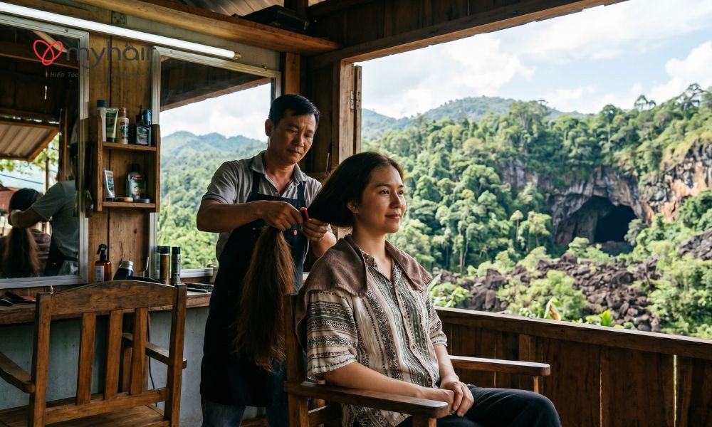 Hiến tóc tại Đắk Nông
