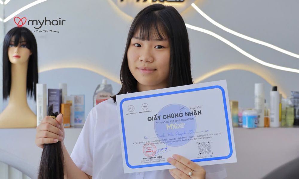 Người trẻ hiến tóc tại Lâm Đồng sau hành trình nuôi tóc nhiều năm