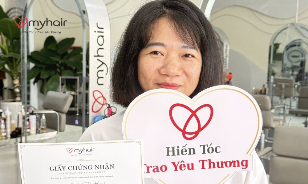 Một hành động nhỏ mang theo nhiều yêu thương từ hiến tóc ở An Giang