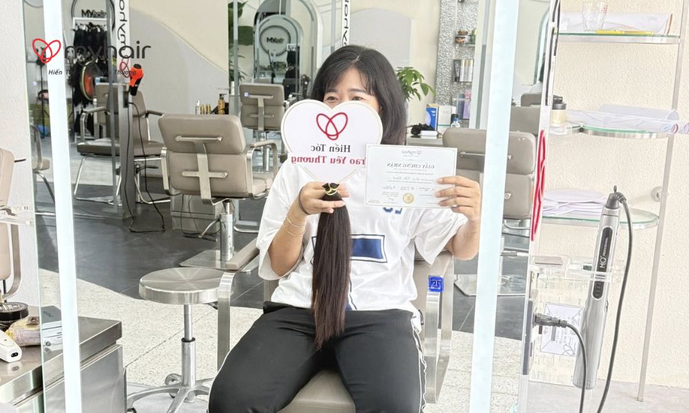 Một phần thanh xuân được lưu lại qua quyết định hiến tóc ở An Giang