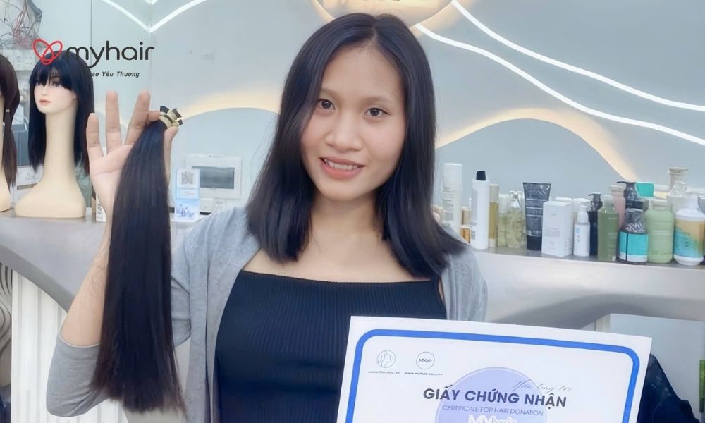 Hành trình hiến tóc ở Cà Mau bắt đầu từ mong muốn làm điều gì đó tốt đẹp cho người khác