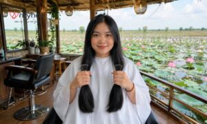 Một mái tóc được cắt đi để mở ra niềm vui cho người khác từ hiến tóc ở Đồng Tháp