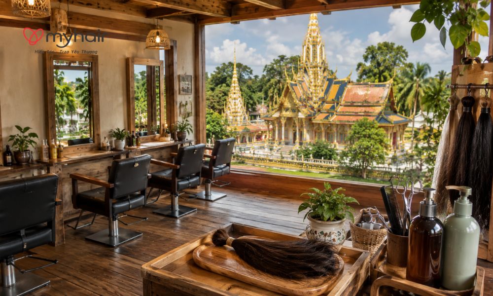 Khoảnh khắc hoàn thành hiến tóc ở Sóc Trăng sau nhiều năm nuôi tóc dài