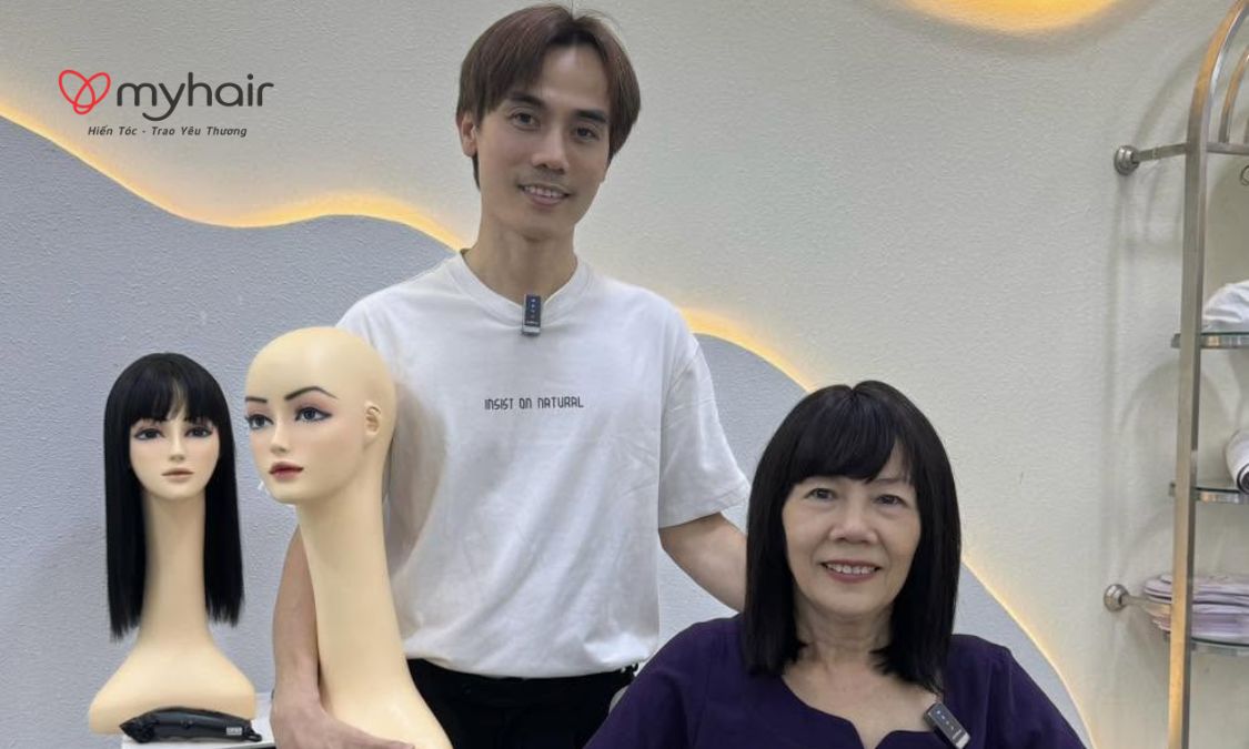 Hiến tóc ở Kiên Giang là cách lan tỏa sự sẻ chia từ những điều giản dị