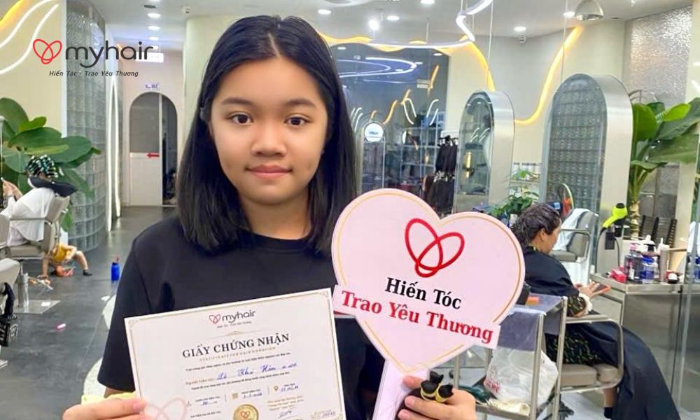 Một quyết định giản dị tạo nên ý nghĩa đẹp từ hiến tóc ở An Giang