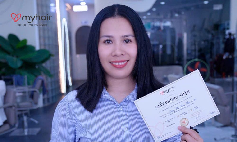 Một món quà ý nghĩa được gửi đi từ hành trình hiến tóc ở Kiên Giang