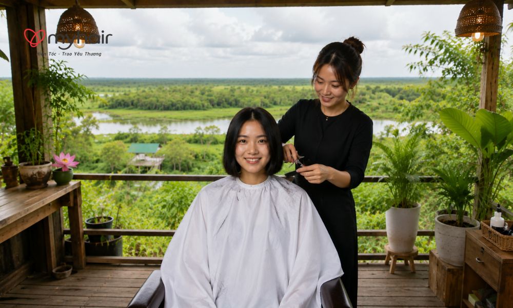 Hành trình hiến tóc ở Đồng Tháp lưu lại nhiều cảm xúc hơn một sự thay đổi diện mạo