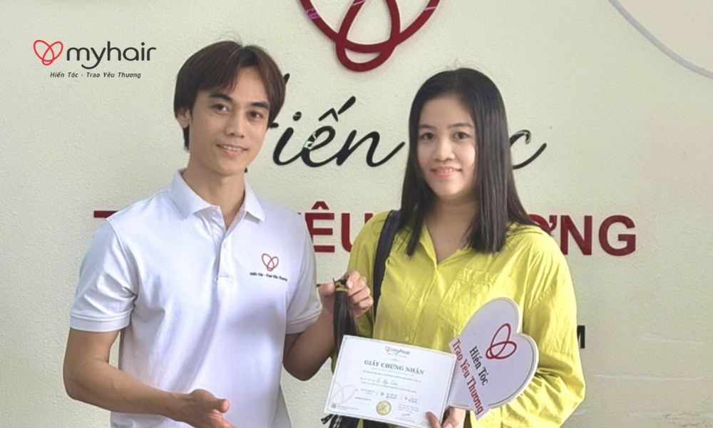 Hiến tóc ở Sóc Trăng là cách gửi gắm sự sẻ chia bằng hành động giản dị