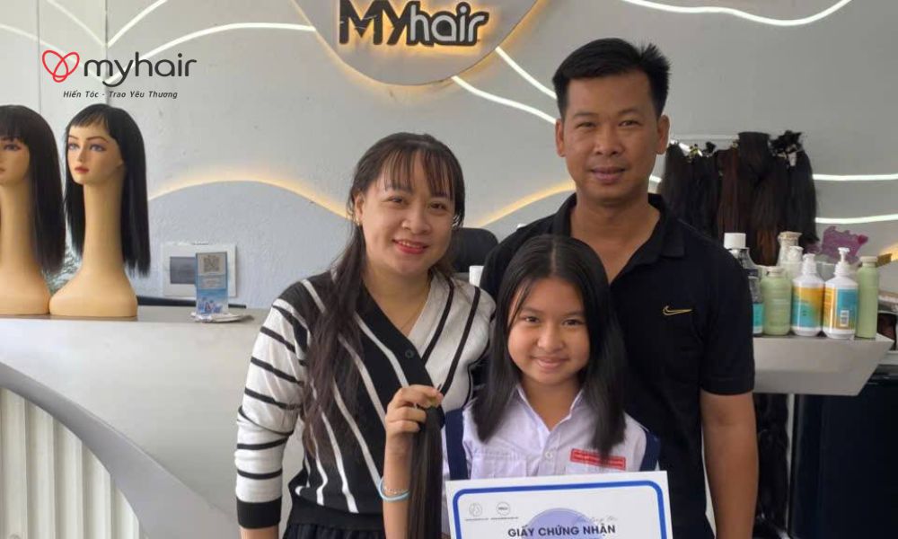 Một câu chuyện đẹp được viết nên từ hành trình hiến tóc ở Cà Mau