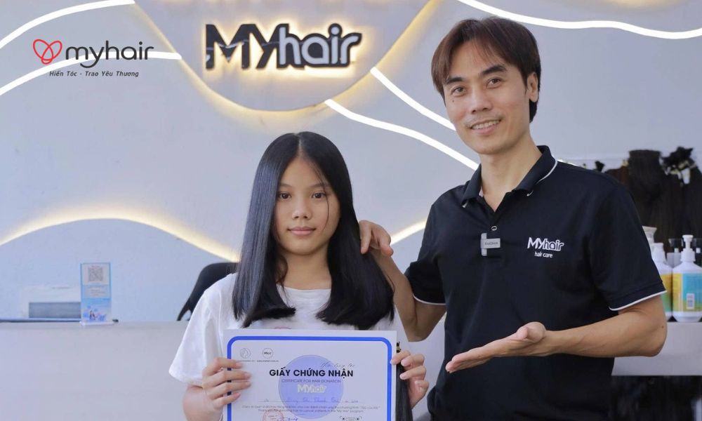 Một quyết định xuất phát từ lòng trắc ẩn trong ngày hiến tóc ở Sóc Trăng